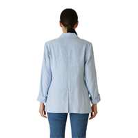 EKOL 04016 KADIN CEKET  MAVİ