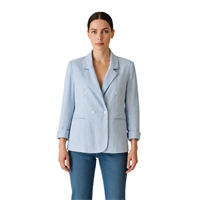 EKOL 04016 KADIN CEKET  MAVİ