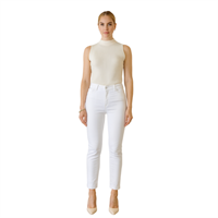EKOL 02022 KADIN PANTOLON  BEYAZ