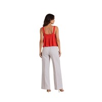 EKOL 04256 KADIN PANTOLON  PEMBE