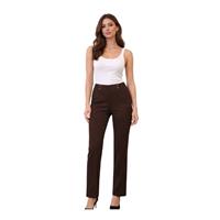 EKOL 01083 KADIN PANTOLON  KAHVE