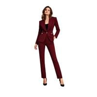 EKOL 05031 KADIN PANTOLON  BORDO