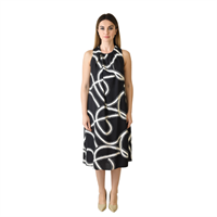 EKOL 05040 KADIN ELBİSE  SİYAH