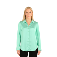 EKOL 01002 KADIN BLUZ  YEŞİL