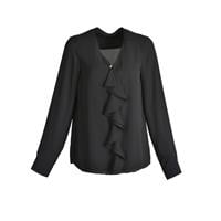 EKOL 02183 KADIN BLUZ  SİYAH