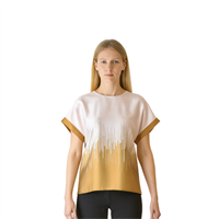 EKOL 03106 KADIN BLUZ  SAFRAN