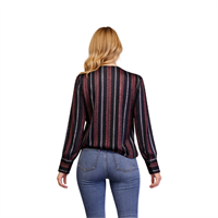 EKOL 03063 KADIN BLUZ  SİYAH