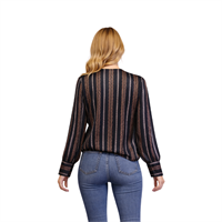 EKOL 03063 KADIN BLUZ  TABA