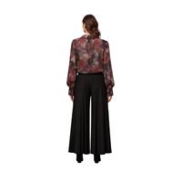 EKOL 03051 KADIN BLUZ  BORDO
