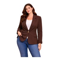 EKOL 05503 KADIN CEKET  KAHVE