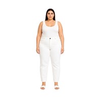 SEVDA 511-58 KADIN BÜYÜK BEDEN PANTOLON  BEYAZ