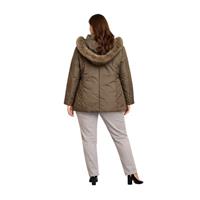 SEVDA 103-69 KADIN BÜYÜK BEDEN MONT  K.GRİ