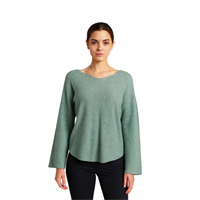 ALL MARİNE 25KRS930 KADIN KAZAK  ZÜMRÜT