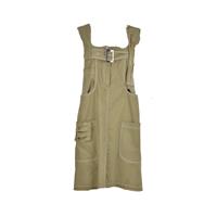 SOİE 7225 KADIN ELBİSE  YEŞİL