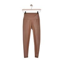 OROVERDE LEATHER KADIN TAYT  TABA