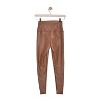 OROVERDE LEATHER KADIN TAYT  TABA