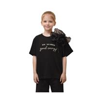 LUCKY&TALİN 24053BD ÇOCUK T-SHIRT  SİYAH