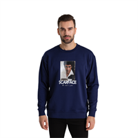 TONY MONTANA SW-1031 ERKEK SWEATSHIRT  MARINE