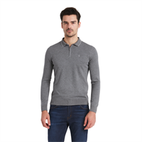 LEGATO TRK4505 ERKEK TRİKO  K.GRİ