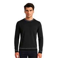 LEGATO TRK4585 ERKEK TRİKO  SİYAH