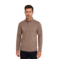 LEGATO SWT2660 ERKEK SWEATSHIRT  TABA