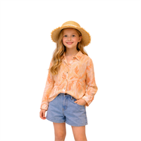 ESCABEL 24112-C ÇOCUK GÖMLEK  ORANJ