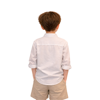 ESCABEL 23134-C ÇOCUK GÖMLEK  BEYAZ