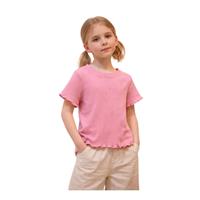 ESCABEL 36021-B ÇOCUK T-SHIRT  PEMBE