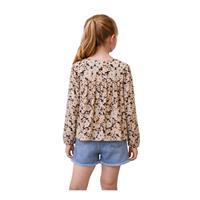 ESCABEL 702-K ÇOCUK BLUZ  ÇİÇEKLİ