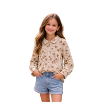 ESCABEL 35798 ÇOCUK BLUZ  KAHVE