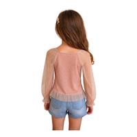 ESCABEL 35803-C ÇOCUK BLUZ  ALTIN