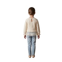 ESCABEL 35835-K ÇOCUK BLUZ  BEJ