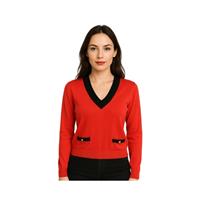 TWOMAİL K4TBL22661 KADIN BLUZ  KIRMIZI