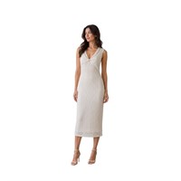 VERO MODA 10329754 KADIN ELBİSE  EKRU