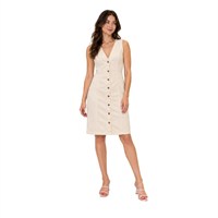 VERO MODA 10342106 KADIN ELBİSE  BEYAZ