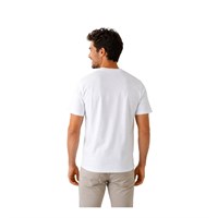 JACK AND JONES 12273378 ERKEK T-SHIRT  BEYAZ