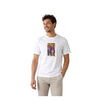 JACK AND JONES 12273378 ERKEK T-SHIRT  BEYAZ