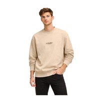 JACK AND JONES 12278791 ERKEK SWEATSHIRT  BEJ