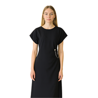 GLORIEN 3019 KADIN ELBİSE  SİYAH