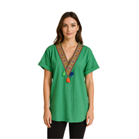 GLORIEN 2018 KADIN BLUZ  YEŞİL