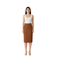 CHILIA 30446 KADIN PANTOLON  KAHVE