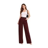 CHILIA 30605 KADIN PANTOLON  BORDO