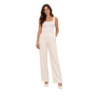 CHILIA 30734 KADIN PANTOLON  BEYAZ