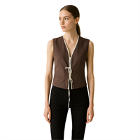 CHILIA 30469 KADIN YELEK  KAHVE