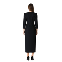 CHILIA 81304 KADIN ELBİSE  SİYAH