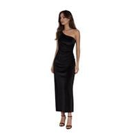 CHILIA 81469 KADIN ELBİSE  SİYAH