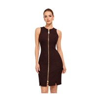 CHILIA 81481 KADIN ELBİSE  KAHVE
