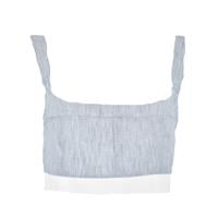 CHILIA 30159 KADIN CROP  GRİ