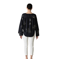 CHILIA 30397 KADIN BLUZ  SİYAH