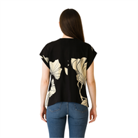 CHILIA 30437 KADIN BLUZ  SİYAH